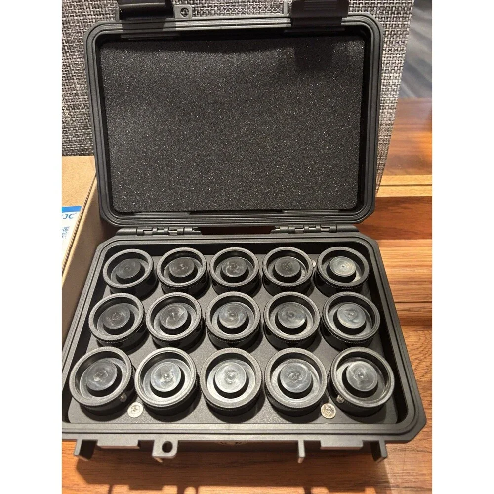 NIB -  JJC Professional JBC-15X135 Waterproof 35mm Film Case Canisters Holder